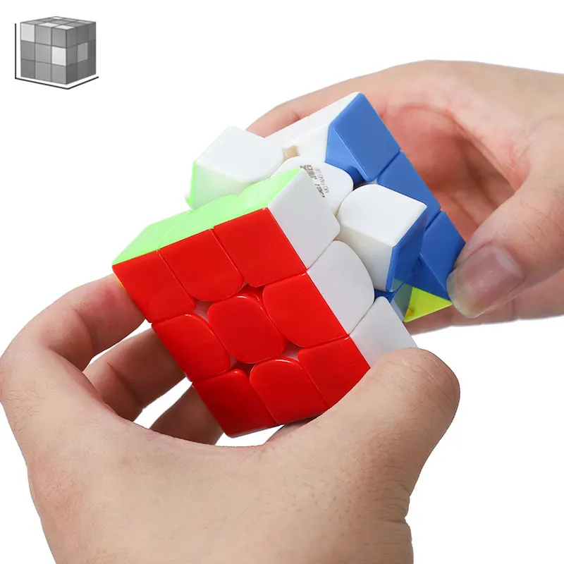 Thunder Valk3 магнитные магические кубики, без наклеек, скоростной кубик, профессиональные магические Кубики-пазлы, обучающие игрушки для детей и взрослых - Цвет: V3 Thunder