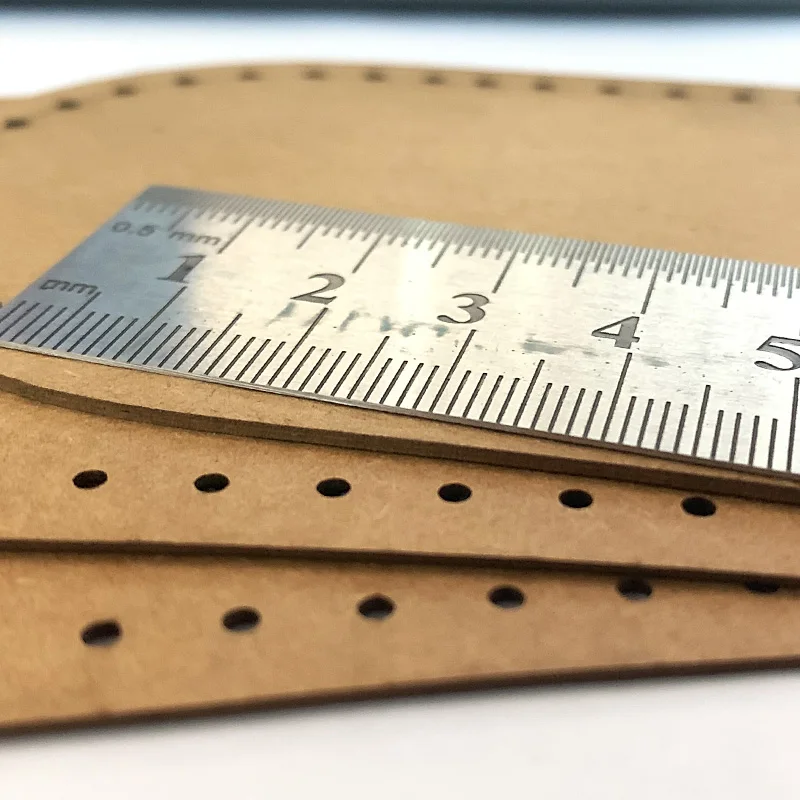 Kraft Paper Template for DIY Men Flops Unisex Slipper Leather Set Craft Pattern Model for Leather Craft Template