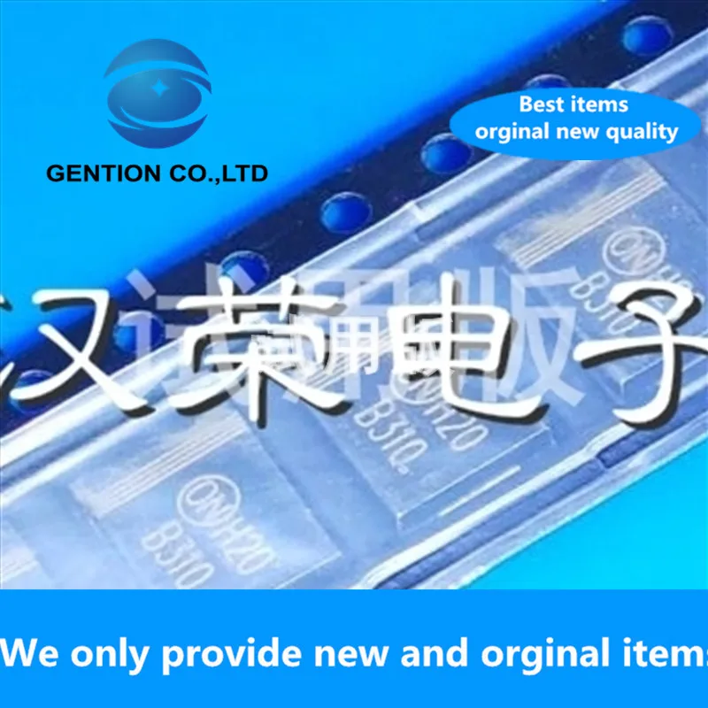 

50PCS 100% New original Schottky diode MBRS3100T3G silk screen: B310 SMC DO-214AB 3A100V