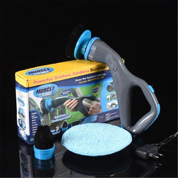 

Electric Cleaning Turbo Scrub Brush Full range Waterproof Cleaner Wireless Charging Clean Bathroom Kitchen Cleaning Tools Set