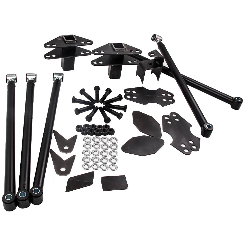 Комплект подвески с 4 звеньями и 1 шт. сковородных жестких стержней, сварных креплений для осей