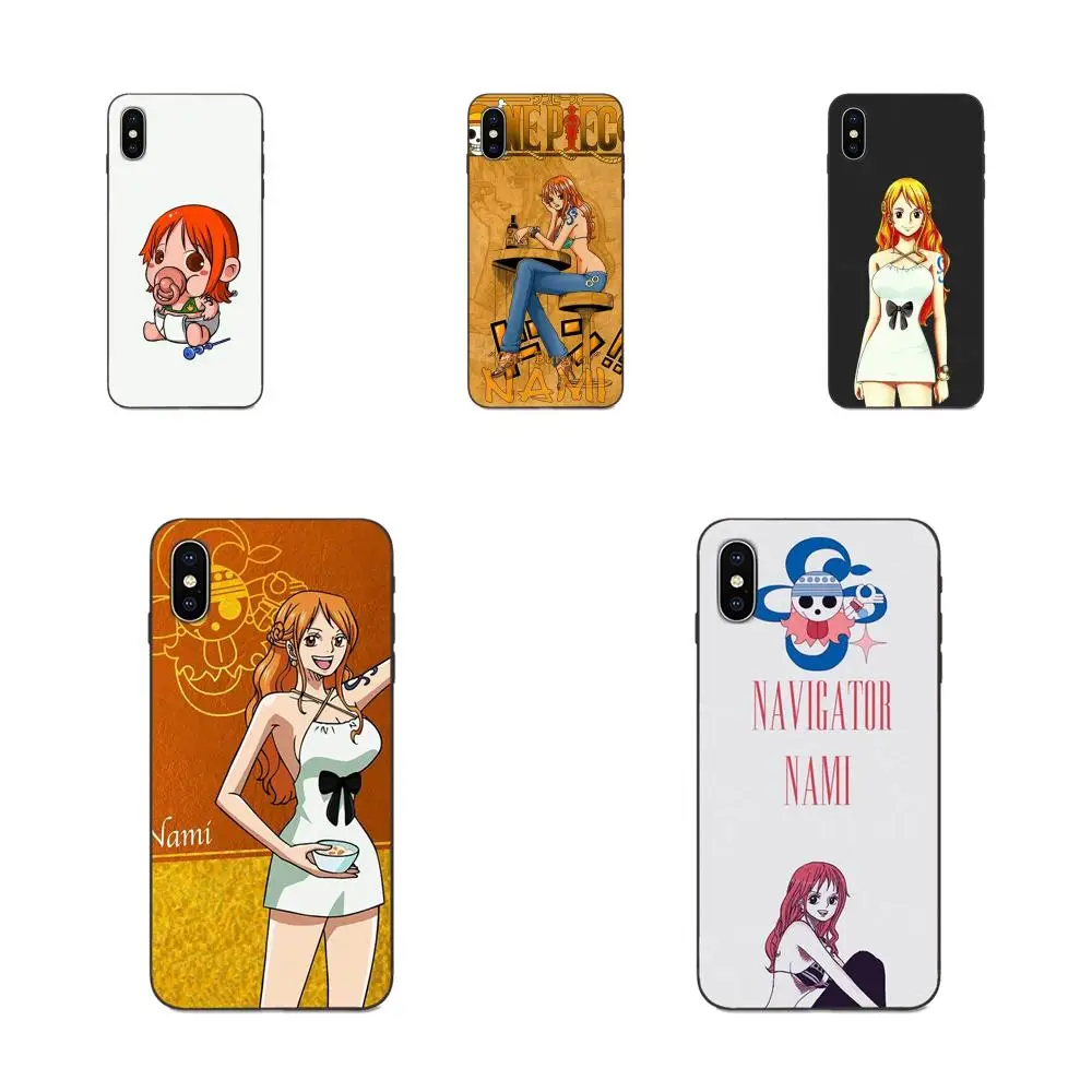 For Huawei Honor 5A 6A 6C 7A 7C 7X 8 8A 8C 8X 9 9X 10 10i 20 Lite Pro Soft Case Cover Anime One Piece Nami | Мобильные телефоны и