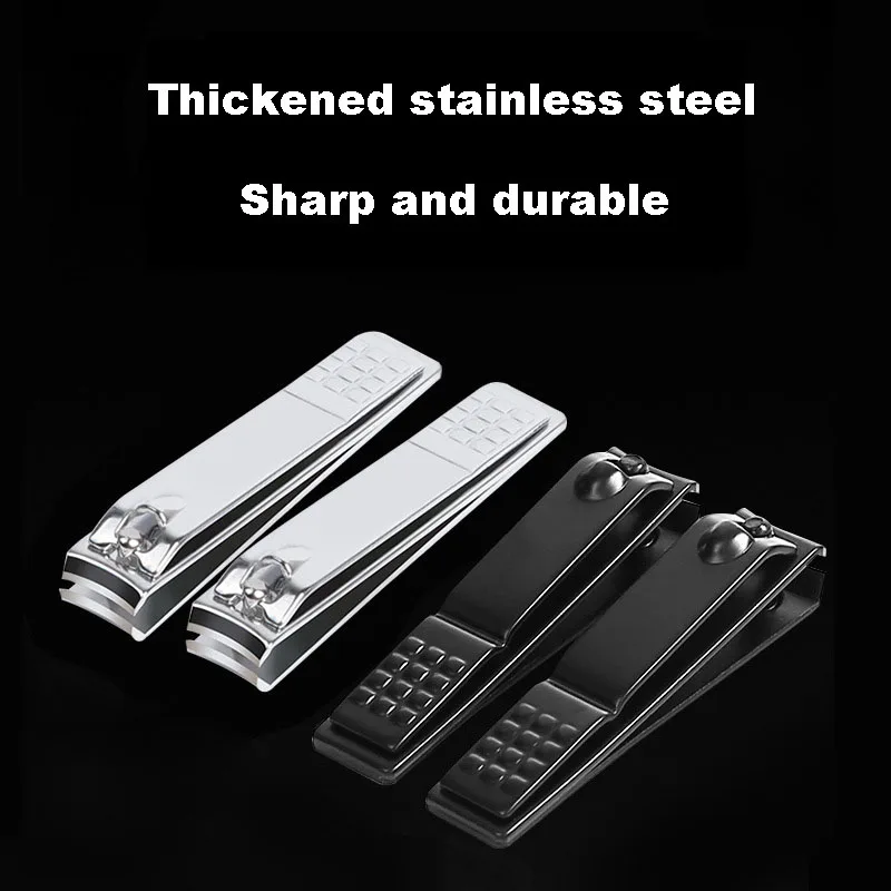 Professional Stainless Steel Nail Clipper Travel Fingernail Cutting Trimmer Machine Toenail Scissors Nippers Plier Pedicure Tool