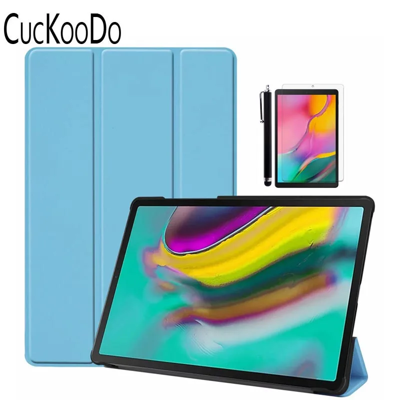 Для Samsung Galaxy Tab S5e 10,5 ''чехол ультра тонкий легкий умный корпус стоящий чехол для Galaxy Tab S5e 10,5 дюймов T720 T725 - Цвет: SkyBlue.3in1