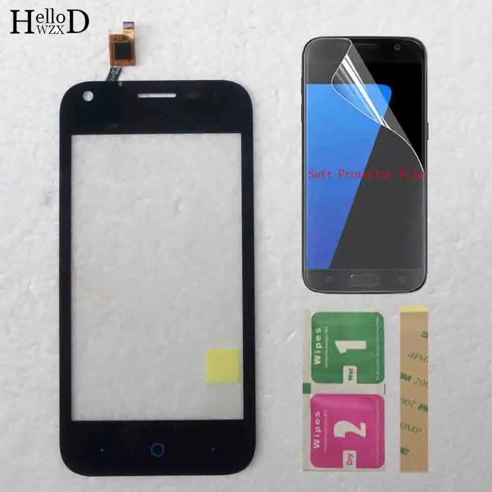 Black Сенсорная панель для MTC Start 3, сенсорный экран, переднее стекло, сенсорный экран, дигитайзер, панель, мобильный телефон Start3, 3M, клеевая защитная пленка - Цвет: Black