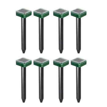 

8 Pcs Solar Powered Snake Repellent for Outdoors,Ultrasonic Snake Repellent,Solar Snake Repellent for Outdoors