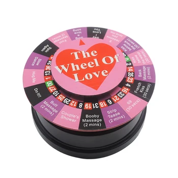 

Adults Party Entertainment Electric Game Turntable KTV Bar Board English Vesion Toy Couple Carousel Romantic For Drinking Events