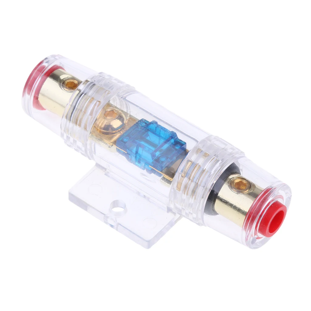 60A Fuse-Holder Block 1PCS For Car Speaker Subwoofer Amplifier Clean