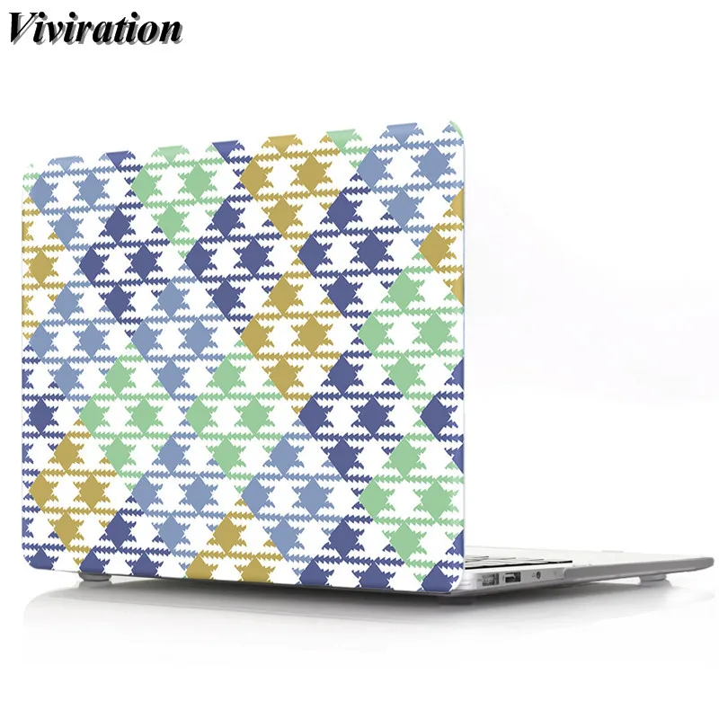 Популярный роскошный Сменный Чехол для ноутбука из ПВХ для Macbook Air 13 A1466 A1369 чехол Повседневный стильный жесткий чехол для ноутбука для женщин и девочек - Цвет: 014E