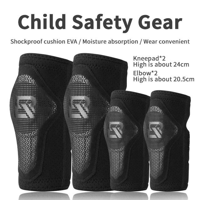 ROCKBROS Kids Elbow Knee Pads Chilldren Elbow Support Bike Bicycle Cycling Kneepads Ski Skateboard Mtb Downhill Knee Protector 1