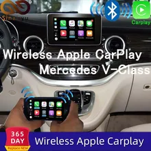 Sinairyu Aftermarket мультимедиа Mercedes V-Class Беспроводной OEM Apple Carplay Модернизированный- обновление с обратной камерой