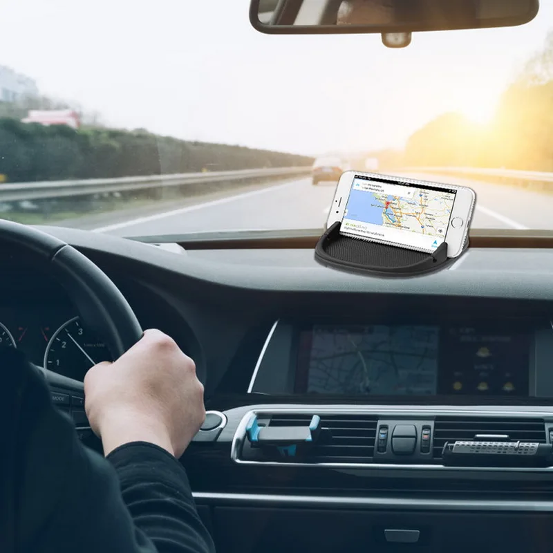 Car bracket universal non-slip phone Holder GPS bracket silicone pad, car interior for iPhone phone