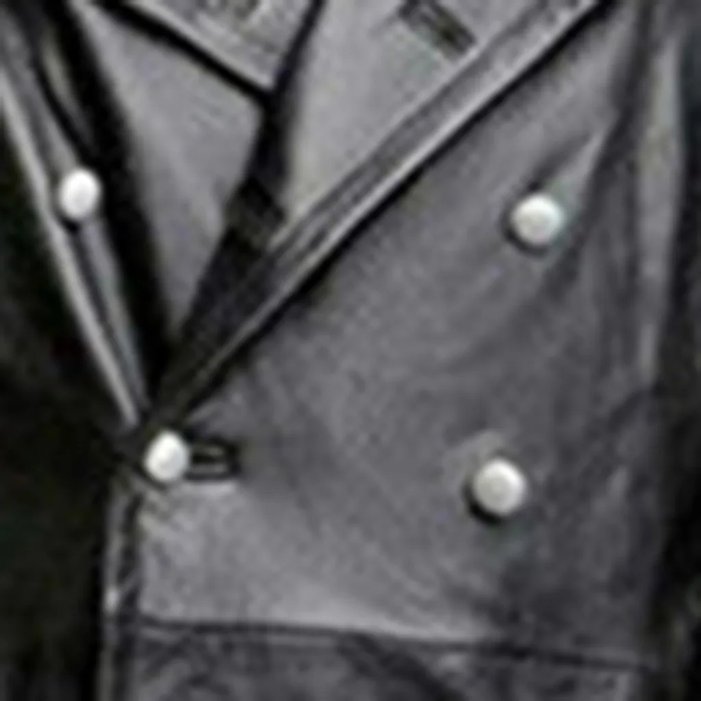 Модная зимняя теплая верхняя одежда повседневная мужская стиль средневековая винтажная кожаная одежда чистая длинная кожаная куртка пальто Z88