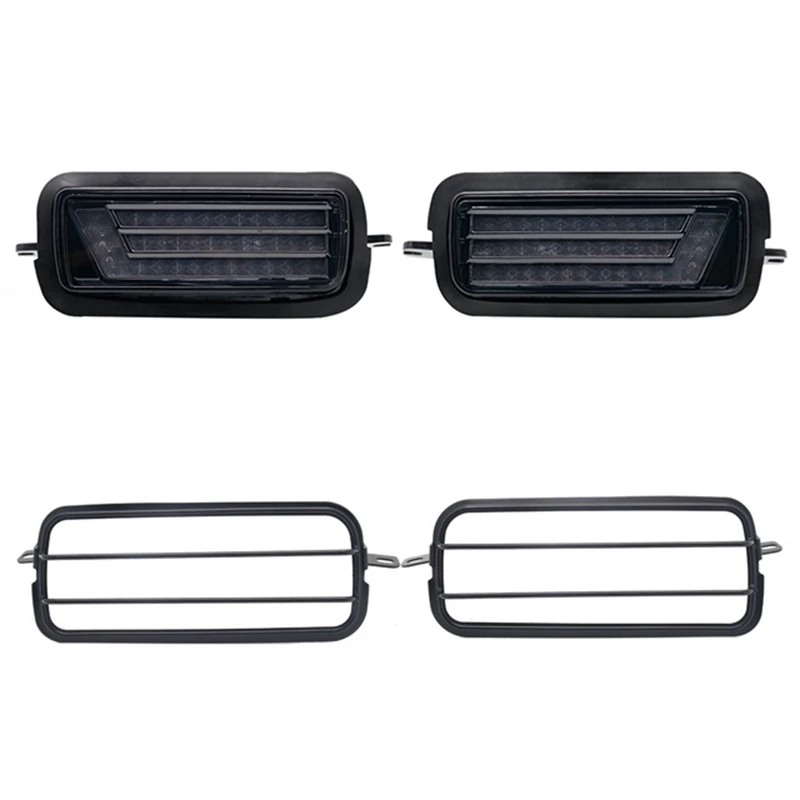 

2Pcs Led Daytime Running Light for Lada Niva 4X4 1995+ DRL Turn Signal Light Car Headlight with Lamp Covers