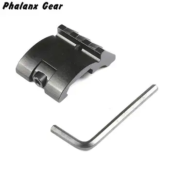 

Ultra Low Profile Offset Picatinny Rail Mount 45 Graden 3 Slot 20mm Adapter Weaver AR 15 Scope Red Dot vergrootglas Zaklampen