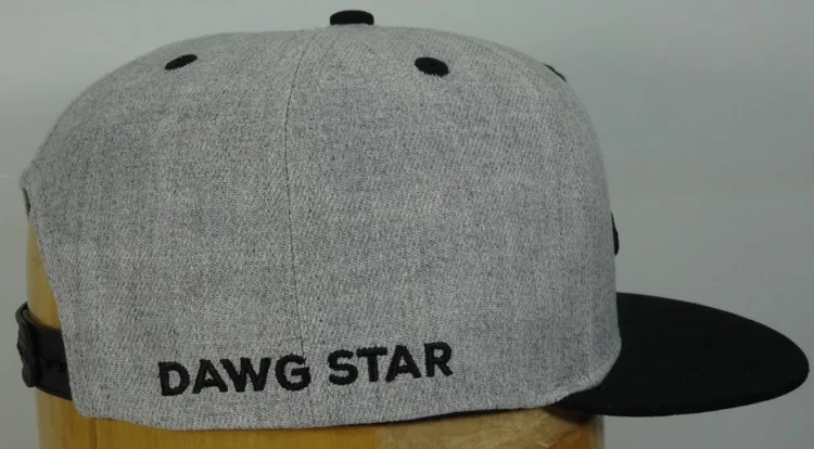 Модная кепка Gorra с плоским краем и 3D вышивкой, серая кепка Snapback, индивидуальный дизайн, ваш собственный логотип, мужская Кепка Snapback