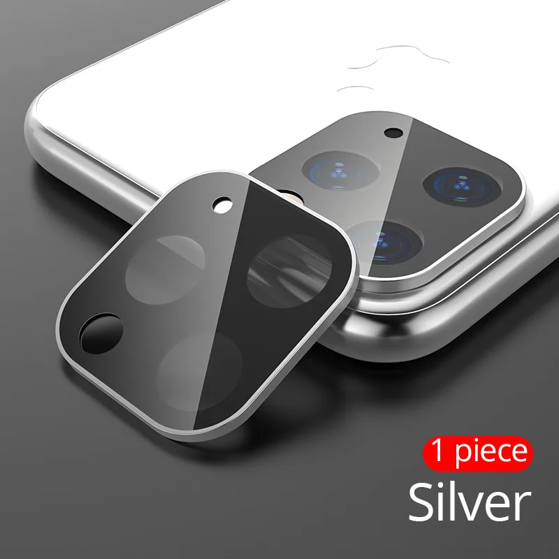 PZOZ 0,15 мм стекло для объектива камеры для iPhone 11 Pro X XS Max пленка для камеры на мобильном телефоне Защитная линза для мобильного телефона защитная пленка из закаленного стекла - Цвет: Sliver