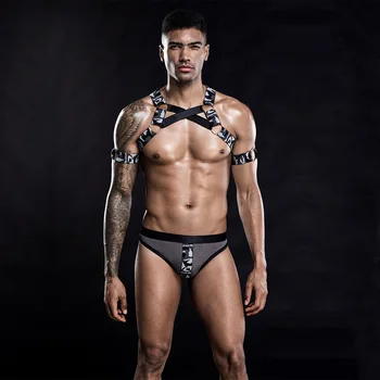 

Sexy Men's Nightclub Binding Adult Bar Performance Uniform Cross-Border Sexy Underwear Temptation