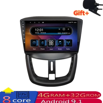 

4G RAM 8 cores Car radio Player GPS For Peugeot 207 2006 2007 2008 2009 2010-2015 navigation stereo head unit wifi bluetooth