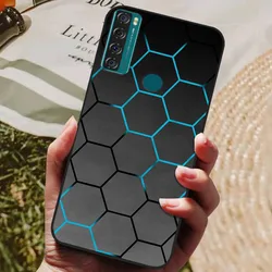 Soft Silicone Phone Back Cover with Bumper Protection - Transparent Coque s Shell for TCL 20 SE (1)