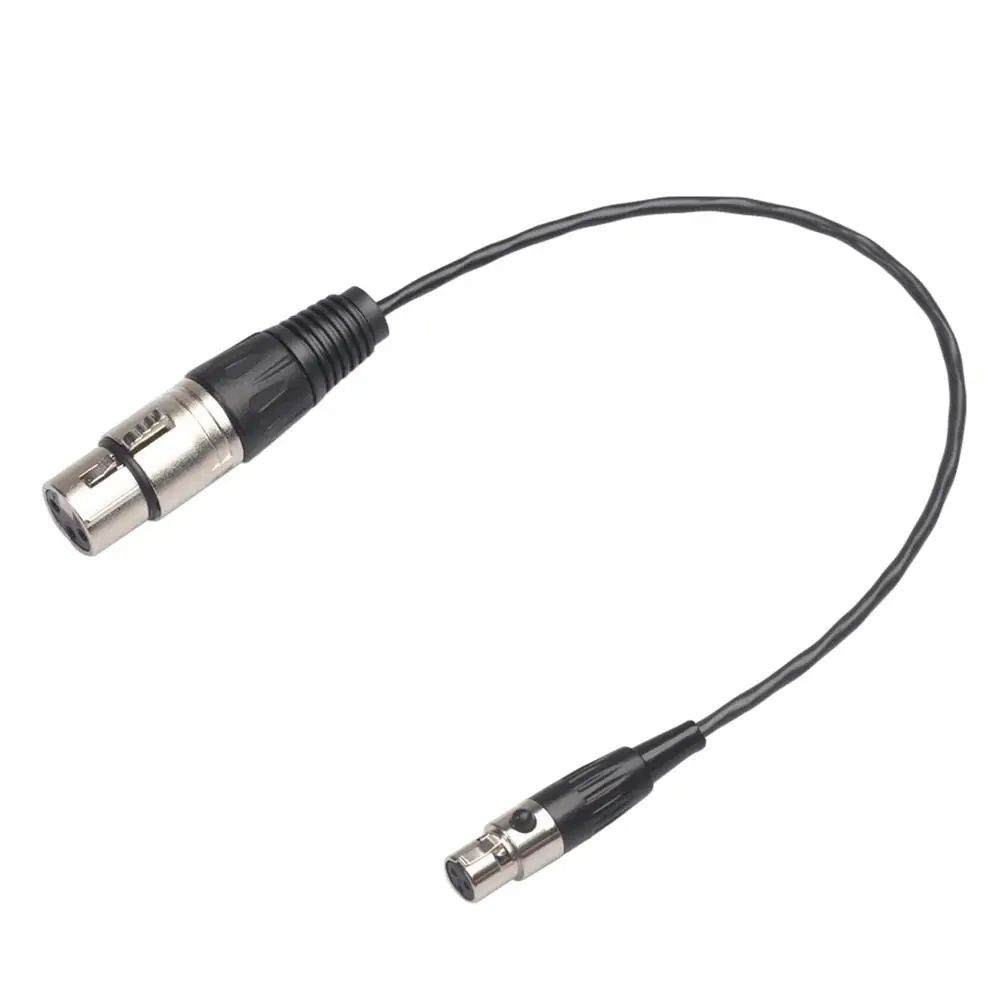 0,3 м 3Pin MINI XLR мама-мама кино аудио кабель фотографическое устройство микрофон Удлинительный кабель камера Аудио Кабель