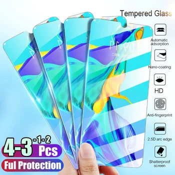 

Full Cover Tempered Glass For Huawei P30 P40 Lite P20 Pro P Smart 2019 Screen Protector Protective Glass For Huawei Mate 30 20