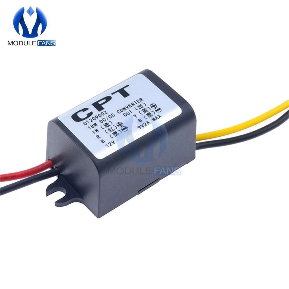 Преобразователь постоянного тока в постоянный ток 12 В понижающий до 9 2 А 15 Вт