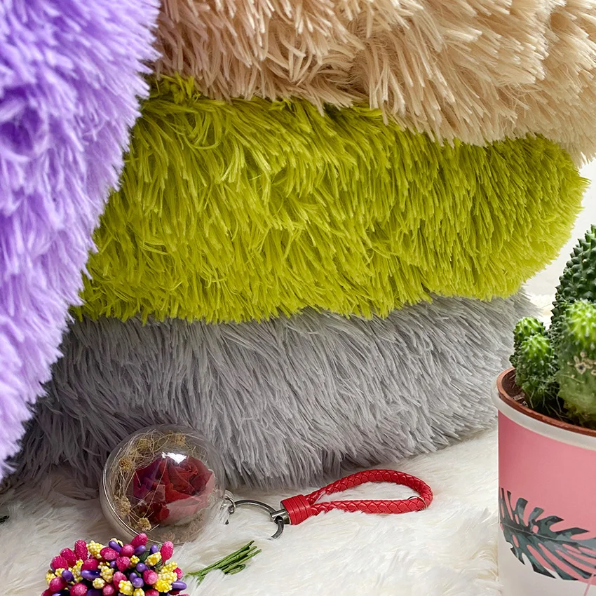 

Round Cat bed Long Plush Super Soft Pet Bed House Cat Kennel Dog Cat Winter Warm Sleeping Bag Puppy Cushion Mat Cat Supplies Mat