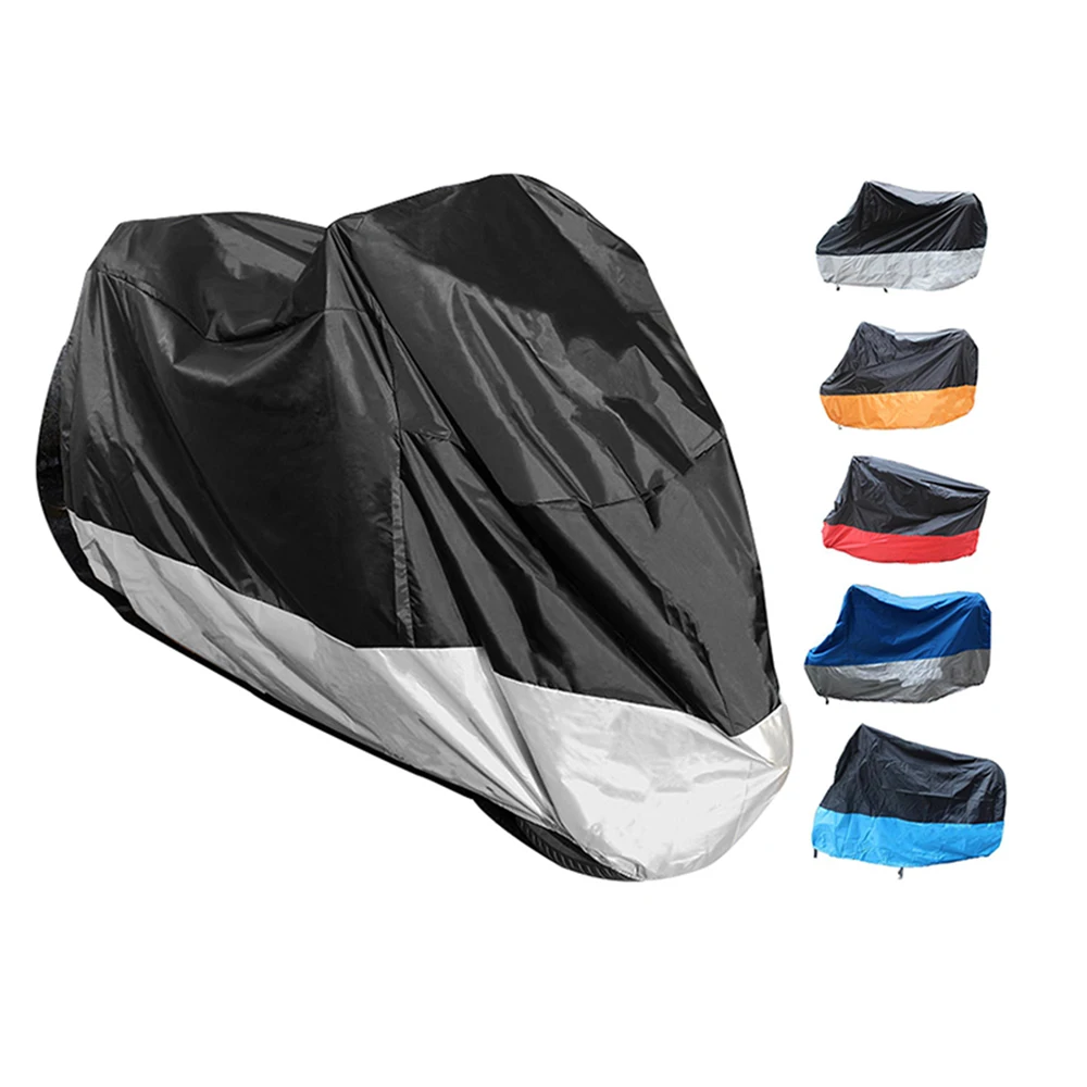 

Top Motorcycle cover XL 2XL 3XL 4XL universal Outdoor Uv Protector for Scooter waterproof Bike Rain Dustproof cover 5 colors