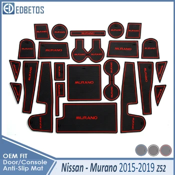 

Car Gadget Pad For Nissan Murano Z52 2015 2016 2017 2018 2019 Accessories Gel Pad Rubber Gate Slot Mat Cup Mats Tapis Voiture