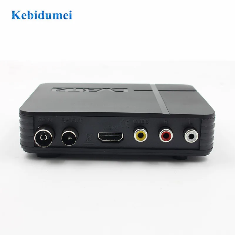 Kebidumei DVB-T2 эфирный цифровой спутниковый ТВ приемник сигнала декодер тв коробка HD 1080P PVR dvb t2 Мини телеприставка