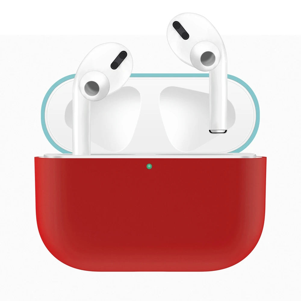 Силиконовый чехол для Apple New AirPods Pro защитный чехол Bluetooth беспроводной TWS покрытие для наушников для Air Pods Pro Аксессуары