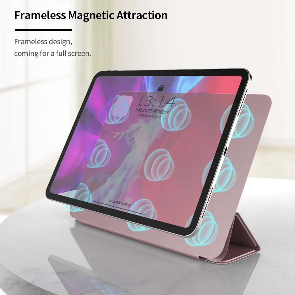 

For iPad Pro 11 2020 Case For iPad Pro 11 2018 Magnetic Ultra Slim Smart Cover Support Wireless Charging For iPad Pro 2020 Case