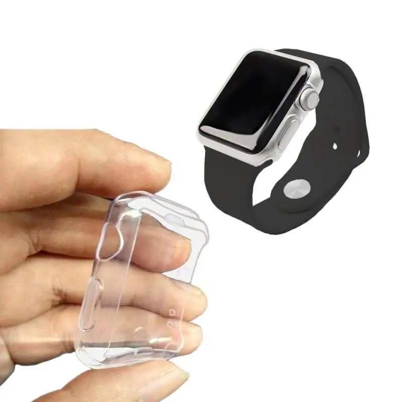 Smart Watch Screen Protective For IPHONE Watch 2/3/4 Watch Frame Protection TPU Case Anti-drop Shell 38/42/40/44mm TSLM1