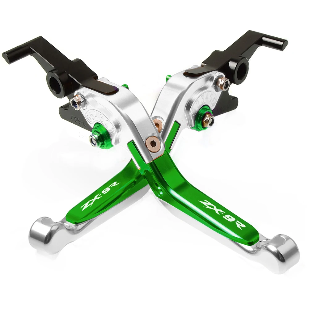 Для KAWASAKI ZX9R ZX-9R 1998 1999 1998 1999 ZX9R мотоцикла с ЧПУ Регулируемые сцепные рычаги ручка Аксессуары для мотоциклов - Цвет: C with logo