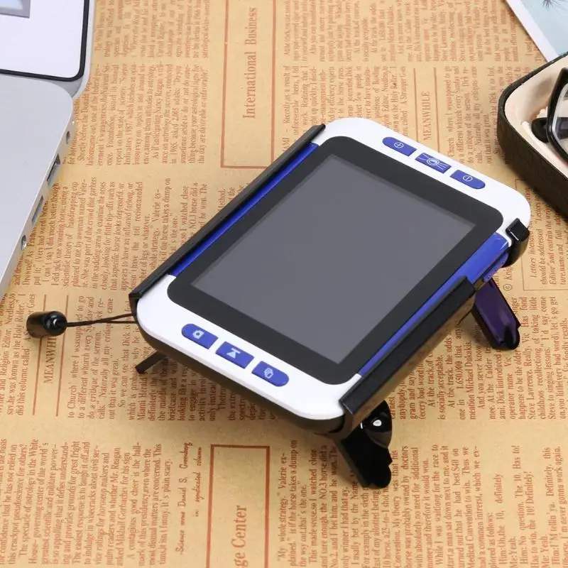  Electronic Magnifying Glass LED Night Vision Soft Light Zoom Camera 32X Zoom Digital Magnifier 3.5  - 4000231938378