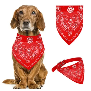 

Dog Buckle Neckerchief Puppy Adjustable Pet Dog Cat Neck Bandana Collar Scarf Accessories For Cats & Small Dogs Black Red#y30