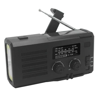 

D6 Solar Radio Emergency Hand-Crank Radio Multifunctional Flashlight Reading Lamp Radio