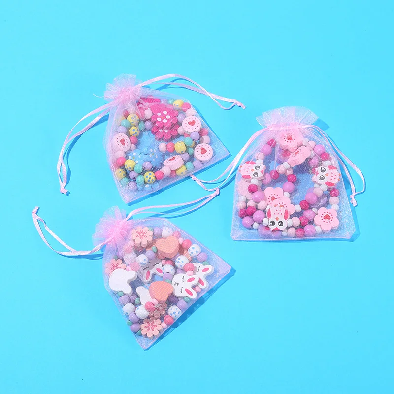 Animal Wooden Bead Fashion Necklace Bracelet Set Children Gift Party Girl Decoration Sweater Chain | Украшения и аксессуары