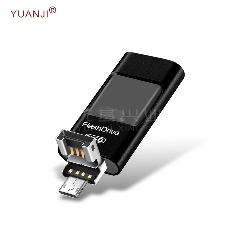 Применимо к Android USB интерфейс Lightning интерфейс мобильного USB флэш-накопитель Три 3-в-1 2,0 высокоскоростной OTG креативный подарок