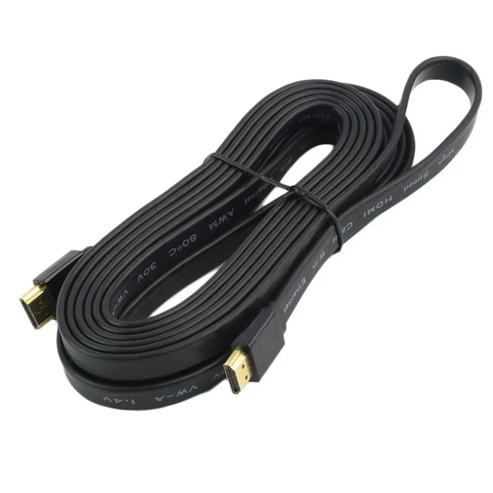 Профессиональный кабель HDMI 1,5 м/3 м/5 м позолоченный штекер 1080P 3D для HD тв компьютера Android tv кабель кабо HDM высшее качество