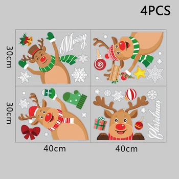 

Window Wall Sticker Electrostatic Stickers Festive Translucent 30*40cm