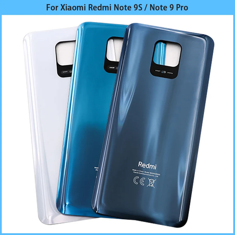 Задняя крышка батарейного отсека для Xiaomi Redmi Note 9S / 9 Pro 64 мп | Мобильные телефоны и