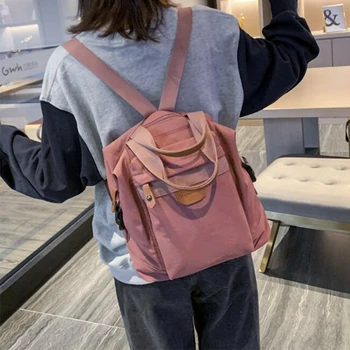 

Chuwanglin Backpack Splice Pattern Female Backpack For Teenager Studen School Bags Student Bag Mochila Travel Bag D51810