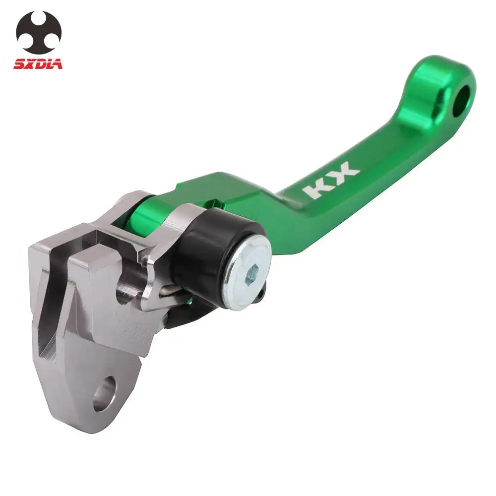 CNC левый правый Тормозной рычаг сцепления для KawasakiKX65 KX85 2000- KX125 KX250 2000-2005 KX250F 2004 внедорожный мотоцикл