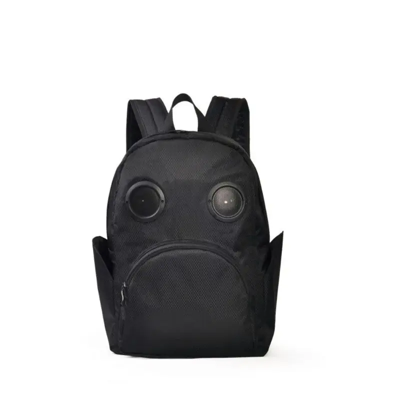 

Large Capacity Nylon Bluetooth Speaker Backpack Daypack Travel Bookbag Unisex Teenagers Student Schoolbag