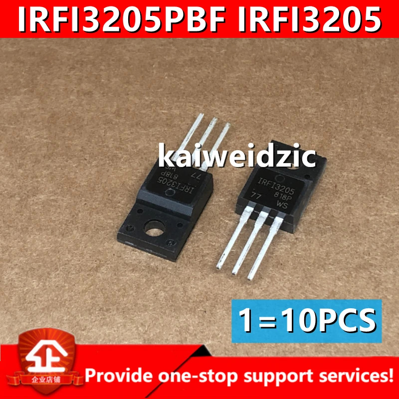 kaiweikdic New imported original IRFI3205 IRFI3205PBF 55V 64A TO-220F N-channel MOSFET Triode for inverter triode | Электронные