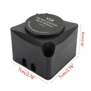 

DC 12V Button Switch Voltage Sensitive Relay Automatic Charging Relay Dual Battery Isolator Button Start Stop Device