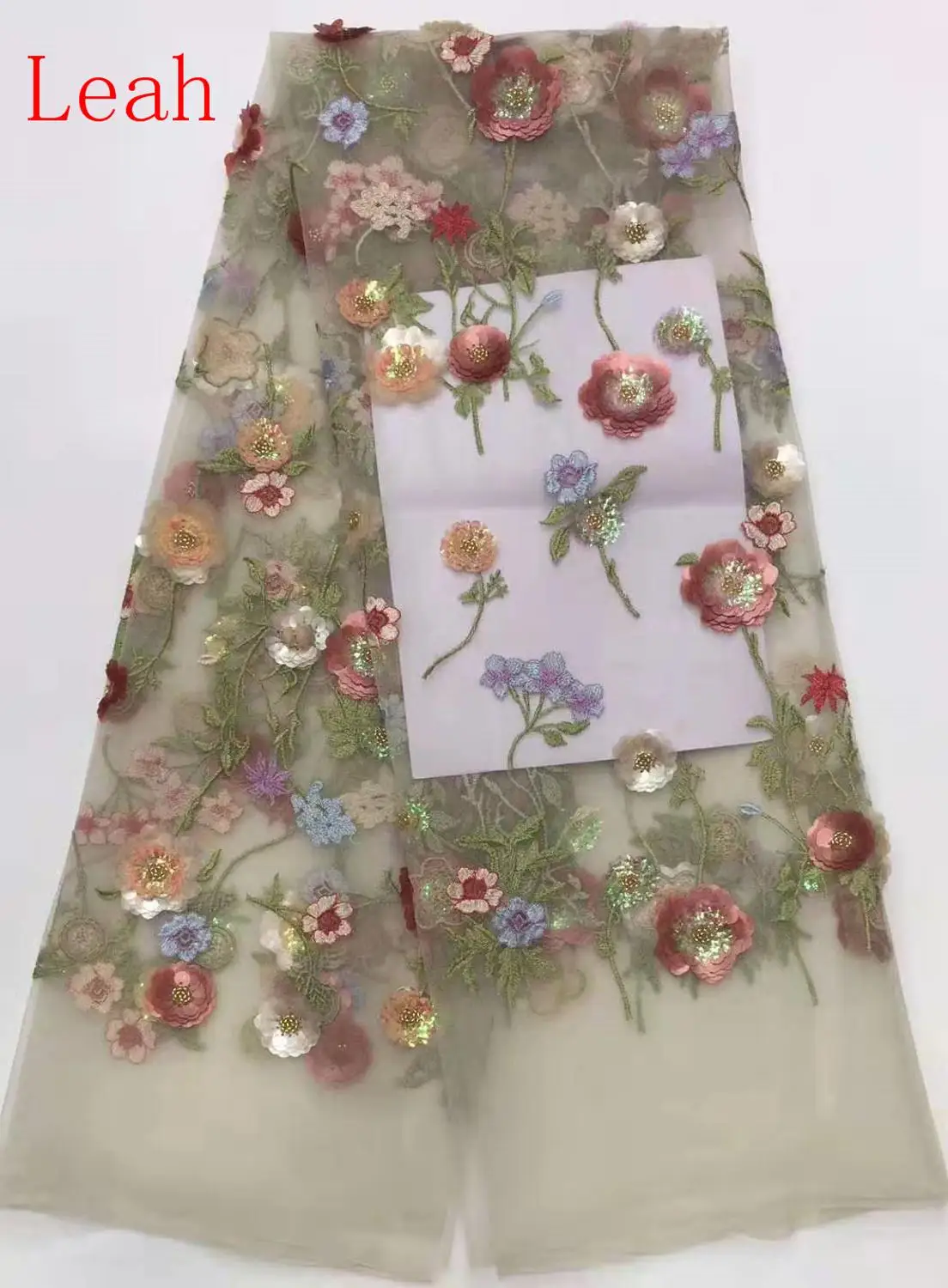 5 ярдов/сумка BH107# вышитые цветочные блестки DIY бисер роскошный французский стиль ткани для свадебных платьев
