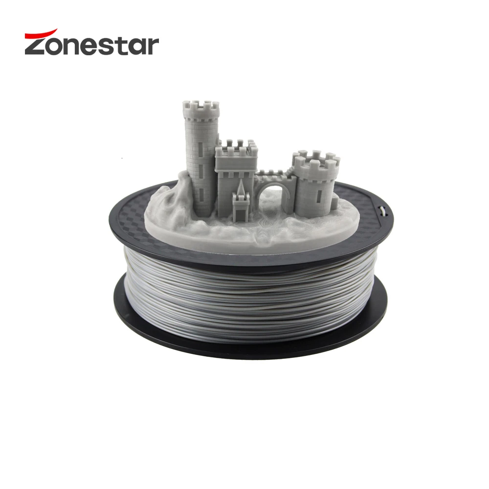 Нить для 3D принтера Zonestar PLA 1 75 мм кг пластиковые резиновые расходные материалы 28